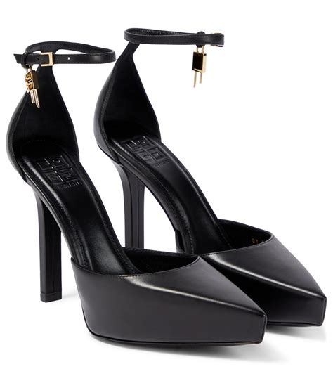 Givenchy G Lock Platform Leather Pumps 